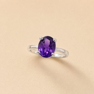 Amethyst Oval Ring